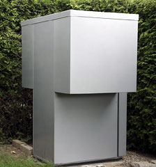 Die Luft/Wasser-Wärmepumpe nutzt zur Wärmegewinnung die Außenluft