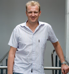 Der geschäftsführende Gesellschafter und Handwerksmeister für Gas-und Wasserinstallation, sowie für Zentralheizungs- und Lüftungsbau Thomas Schikora